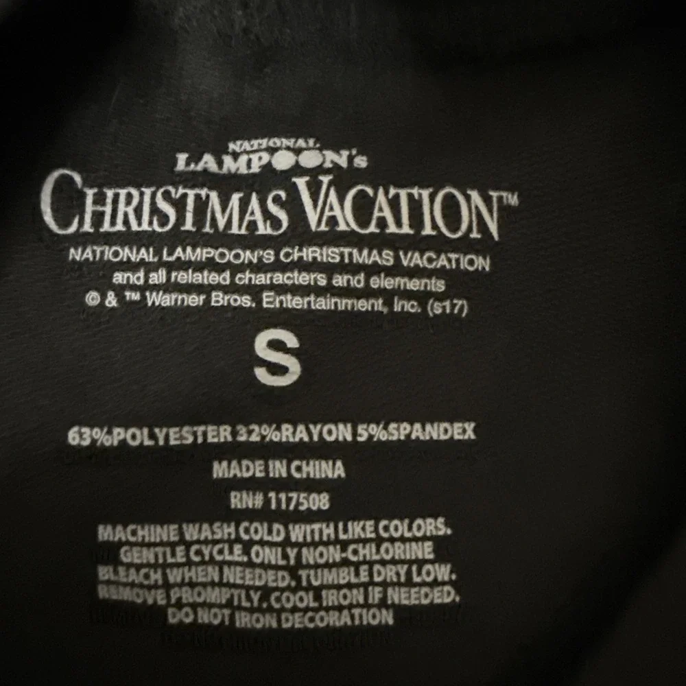 National Lampoon's Christmas Vacation Black‎ Sweatshirt Women's Small Clark